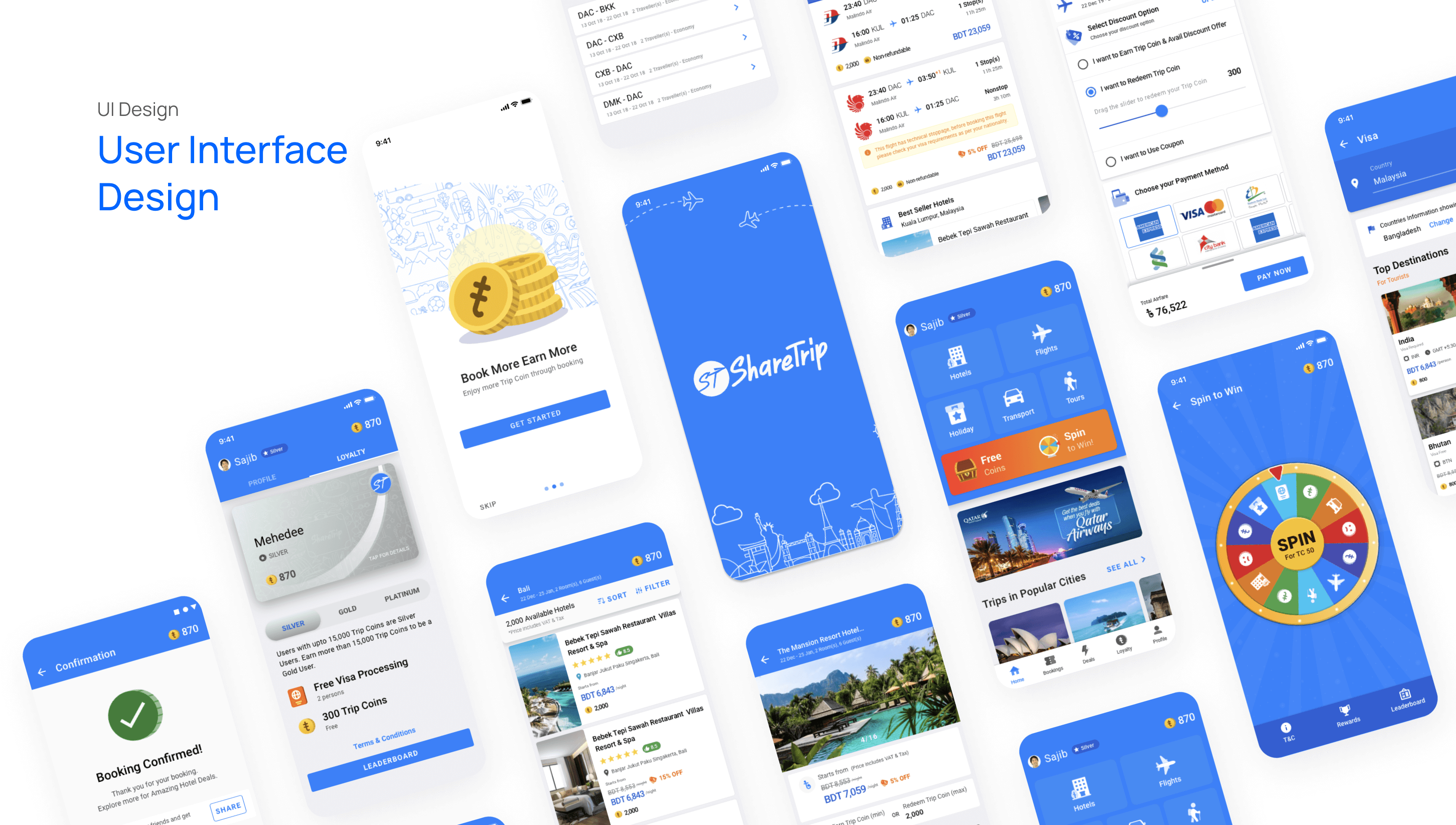 ShareTrip Travel App Case Study by Anamoul Rouf, Product Designer