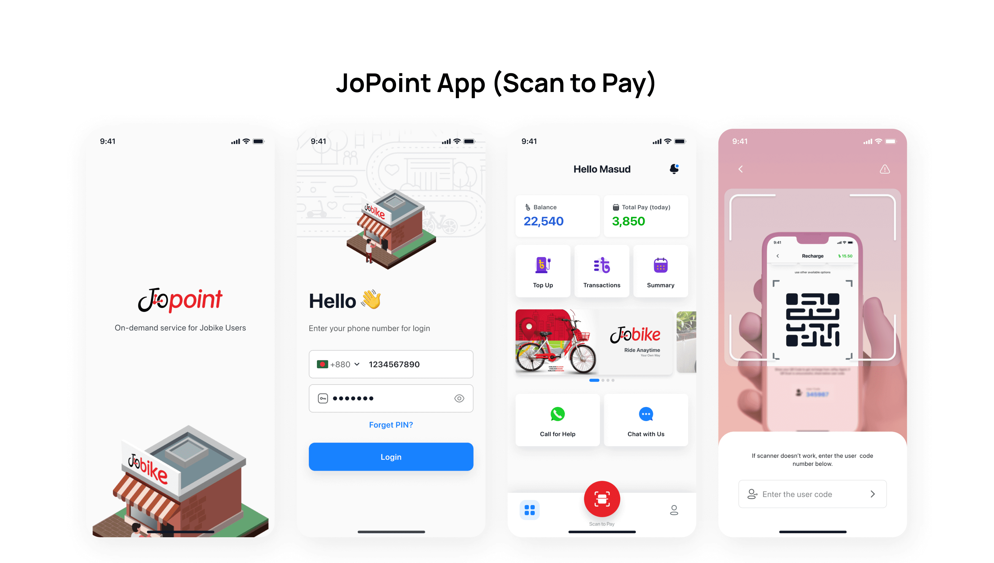 Jobike App Case Study by Anamoul Rouf, Product Designer