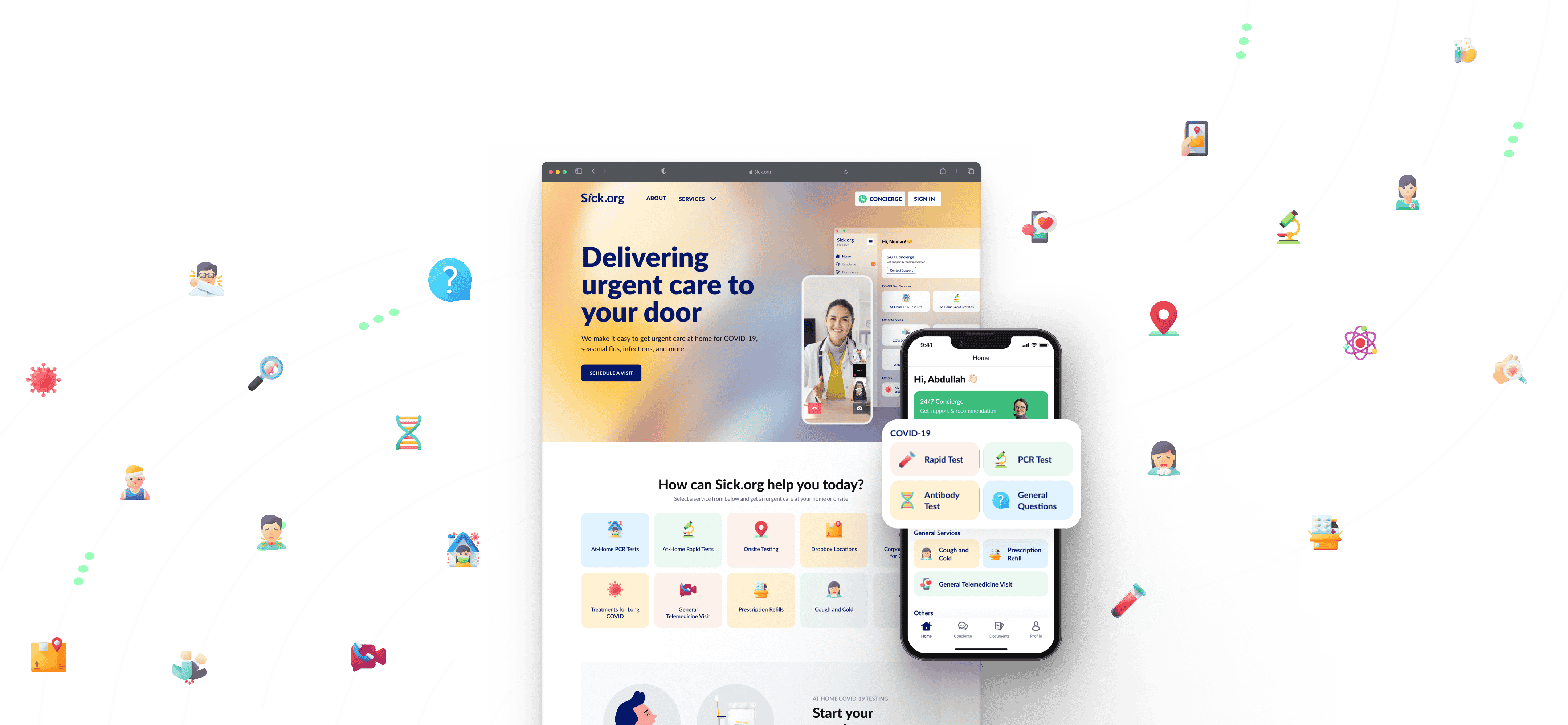 Sick.org is a nationwide digital care platform aiming to make healthcare simple and accessible. It provides telemedicine services and at-home COVID-19 testing, tackling the gaps in affordable, convenient healthcare, especially during the pandemic.
